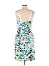 Connected Apparel Print Teal Cocktail Dress Size 12 - photo 2