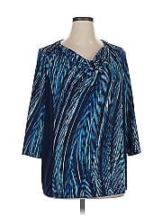 Susan Graver 3/4 Sleeve Blouse
