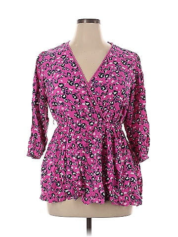 Crown & Ivy 3/4 Sleeve Blouse (view 1)