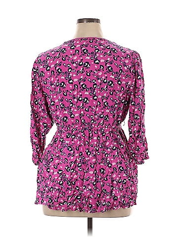 Crown & Ivy 3/4 Sleeve Blouse (view 2)