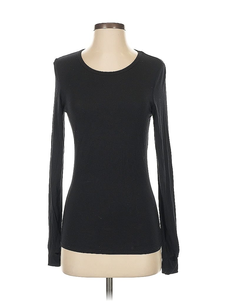 Cuddl Duds Black Long Sleeve T-Shirt Size S - photo 1