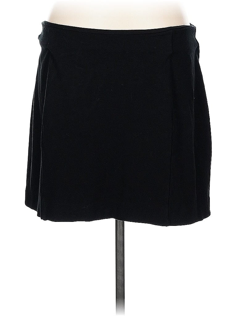 Pre-owned White House Black Market Casual Skirt In Black