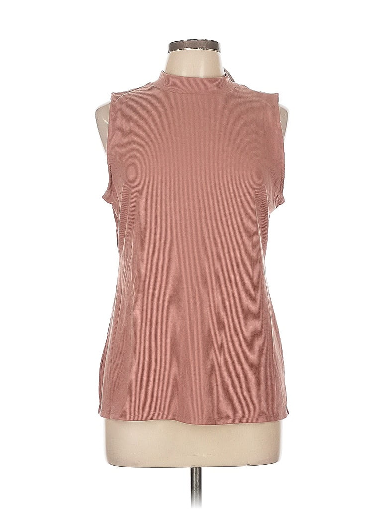 Ann Taylor LOFT Outlet Brown Sleeveless Top Size XL - photo 1