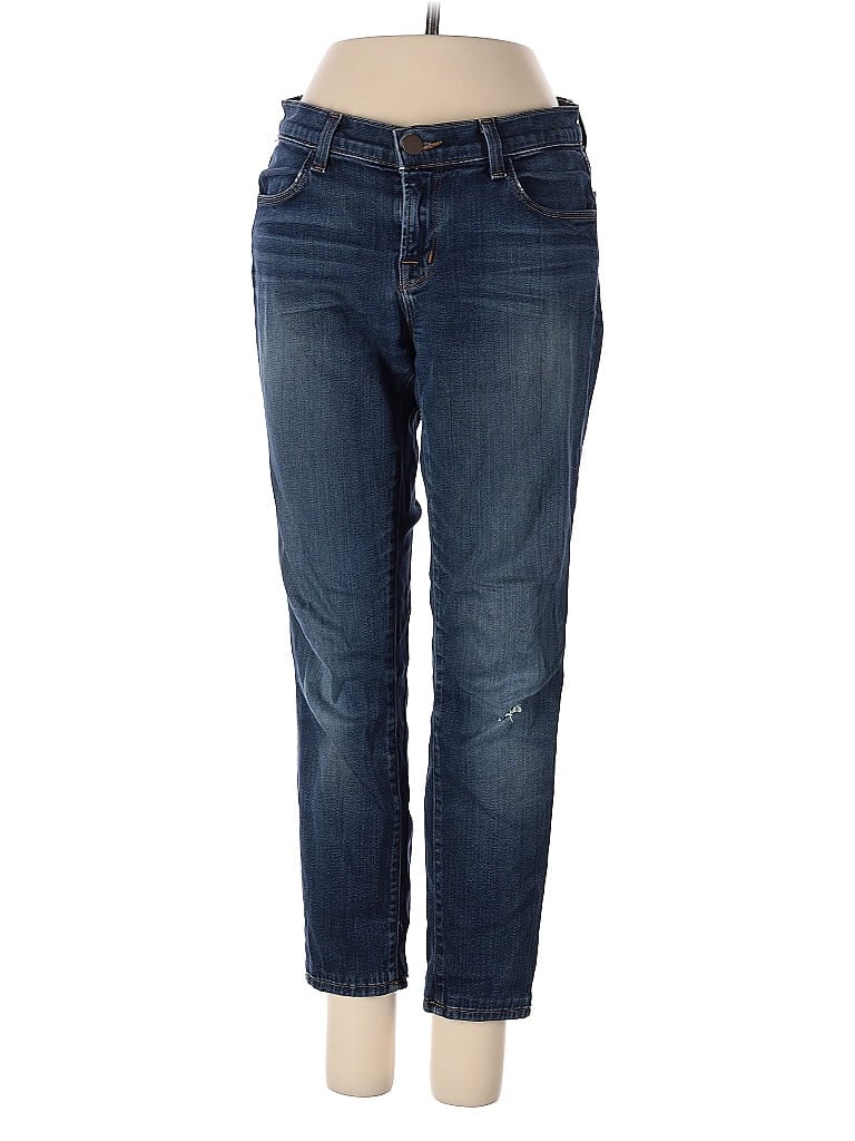 J Brand Solid Blue Jeans Size 26 waist - photo 1