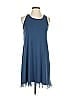 Oiselle Solid Blue Casual Dress Size 4 - photo 1