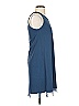 Oiselle Solid Blue Casual Dress Size 4 - photo 4