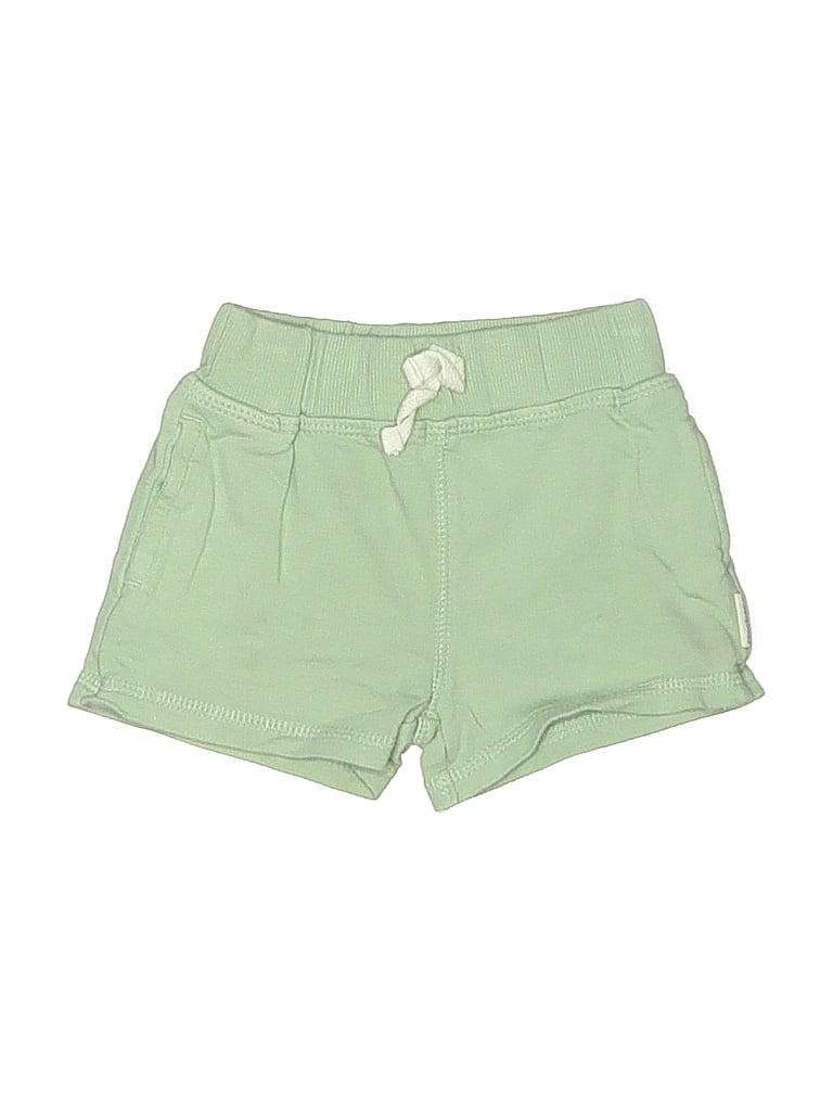 Gerber 100% Cotton Solid Green Shorts Size 3-6 mo - photo 1