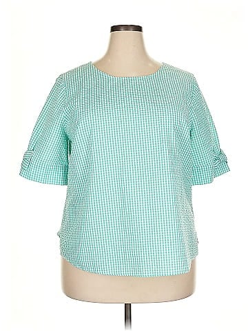 Crown & Ivy Short Sleeve Blouse (view 1)
