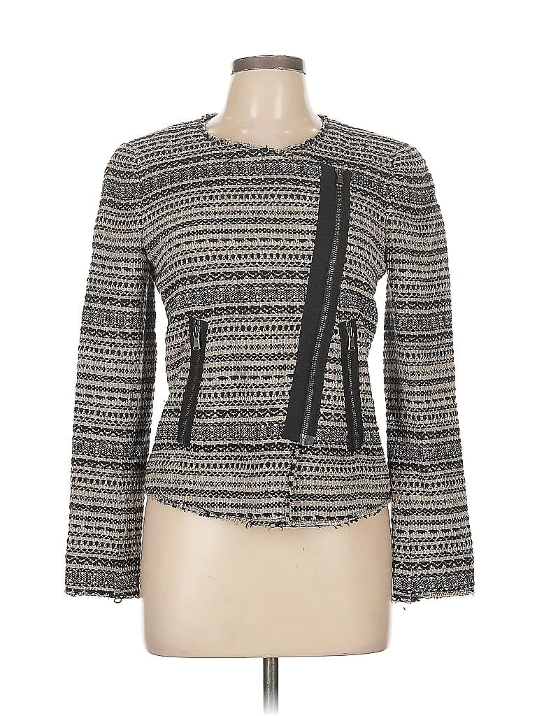 Pre-owned Zara Jacket In Gray