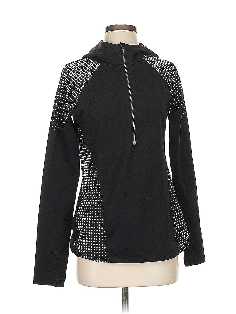 Pre-owned Athleta Long Sleeve T-shirt In Black