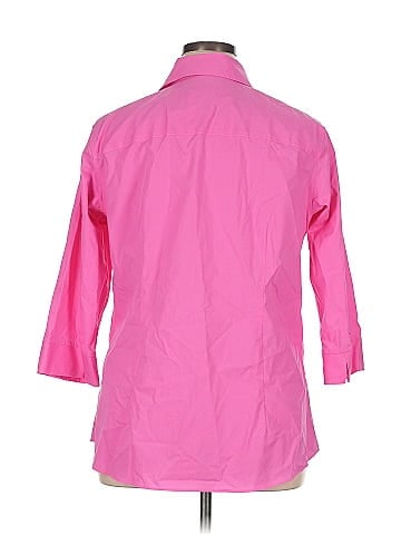 Jones New York Signature 3/4 Sleeve Button-Down Shirt (view 2)
