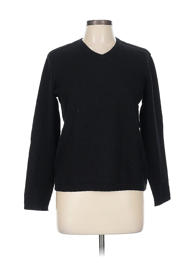 Pre-owned Inc International Concepts Long Sleeve T-shirt In Black