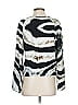 Suzy D 100% Viscose Silver Long Sleeve Blouse Size S - photo 2