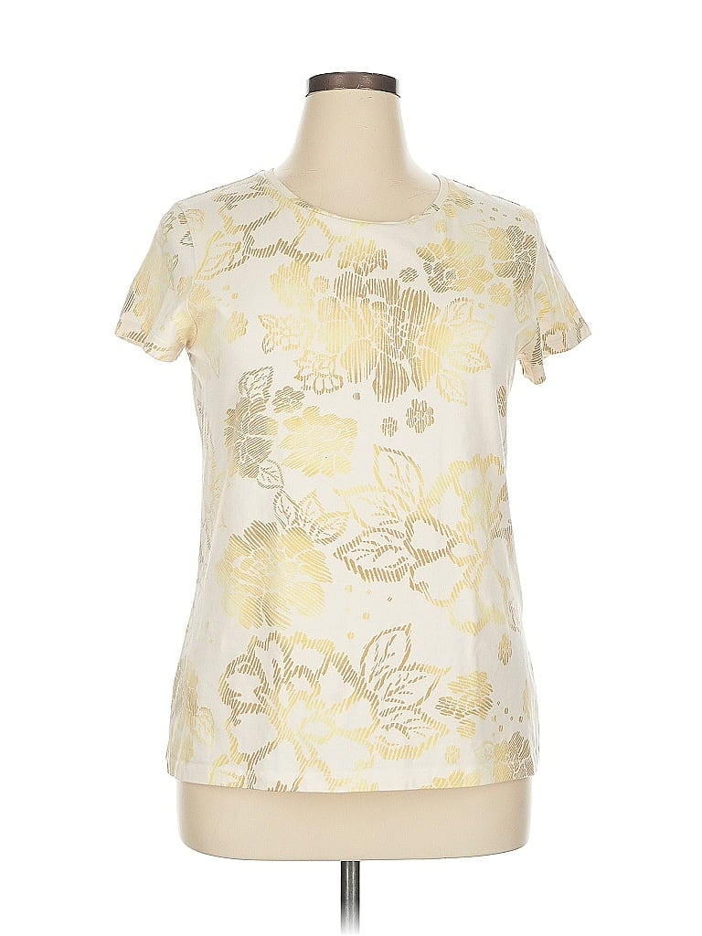 Pre-owned Sonoma Life + Style Short Sleeve T-shirt In White