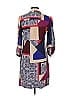 Maeve Print Purple Casual Dress Size 0 - photo 2