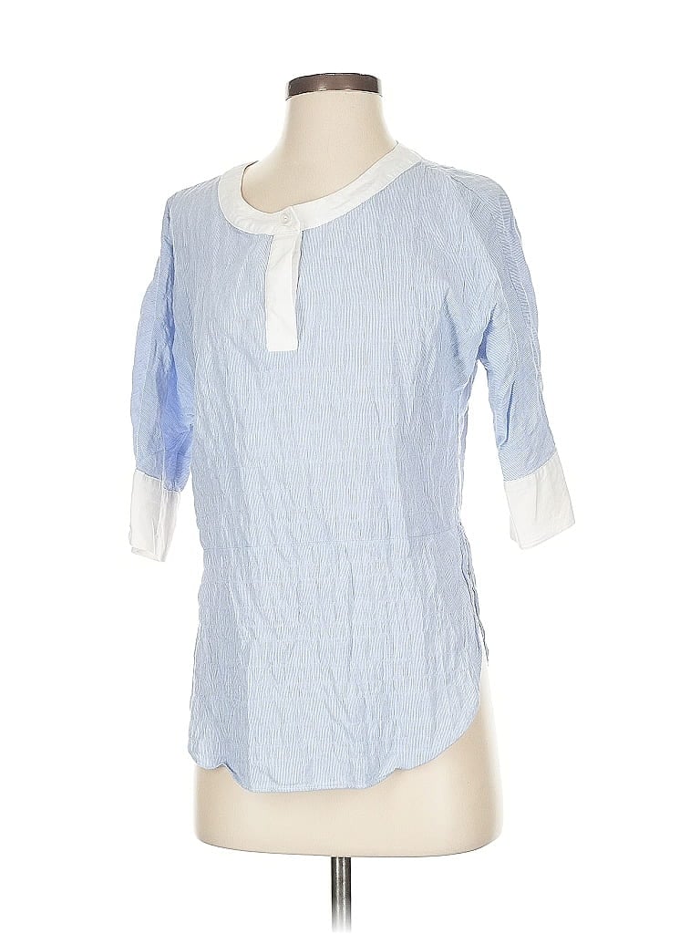 Pre-owned Bcbgeneration 3/4 Sleeve T-shirt In Blue