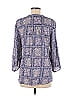 Akemi + Kin 100% Viscose Blue Purple 3/4 Sleeve Blouse Size M - photo 2