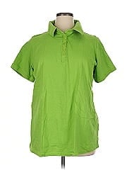 Woman Within Short Sleeve Polo