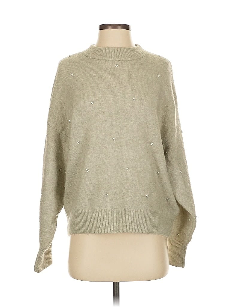 Pre-owned H&m Pullover Sweater In Brown