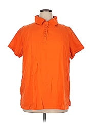 Woman Within Short Sleeve Polo