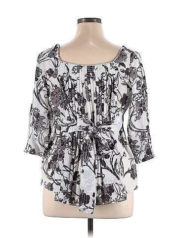 ECI 3/4 Sleeve Blouse (view 2)