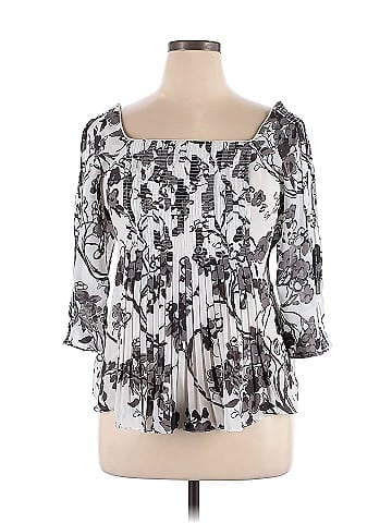 ECI 3/4 Sleeve Blouse (view 1)
