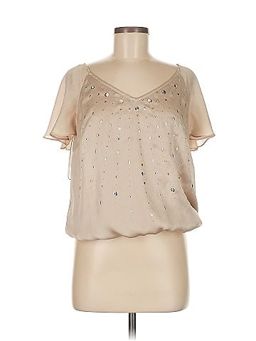 White House Black Market Short Sleeve Blouse (view 1)
