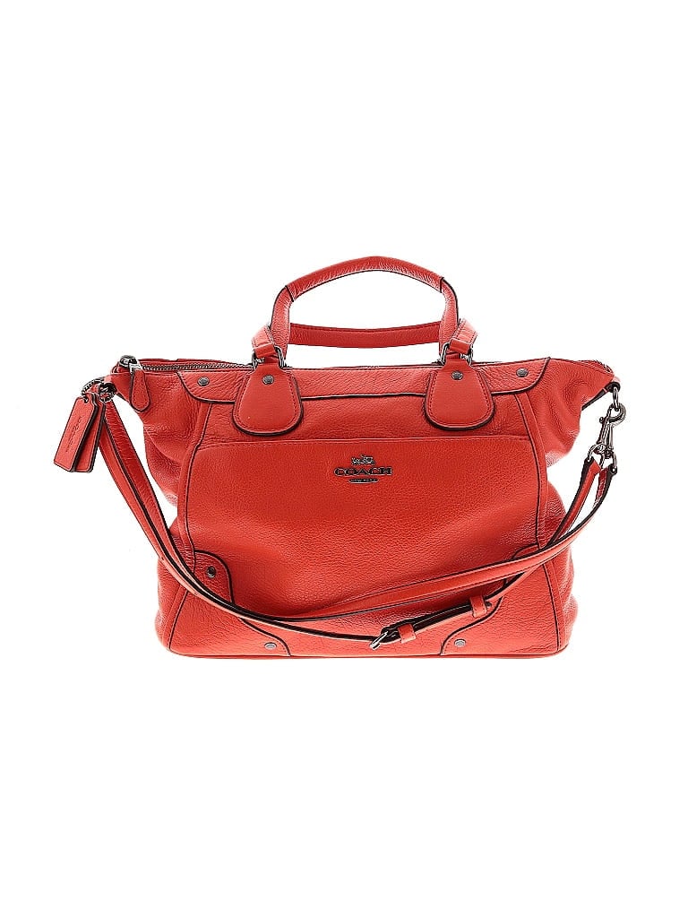 Coach Factory Orange Leather Satchel One size - photo 1