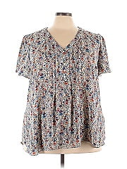 Rose + Olive Short Sleeve Blouse