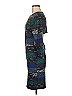 Victoria Sport Graphic Teal Cocktail Dress Size M - photo 5