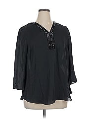 Jm Collection 3/4 Sleeve Blouse