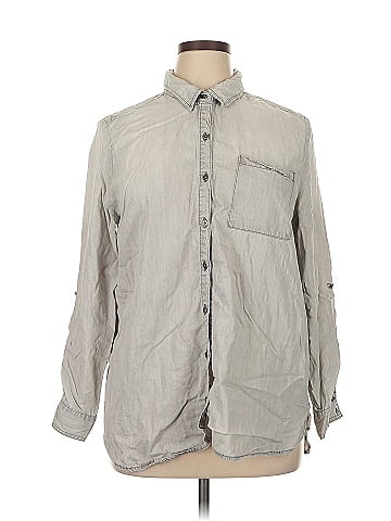 Natural Reflections Long Sleeve Button-Down Shirt (view 1)