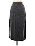 Purejill Solid Gray Casual Skirt Size S - photo 1