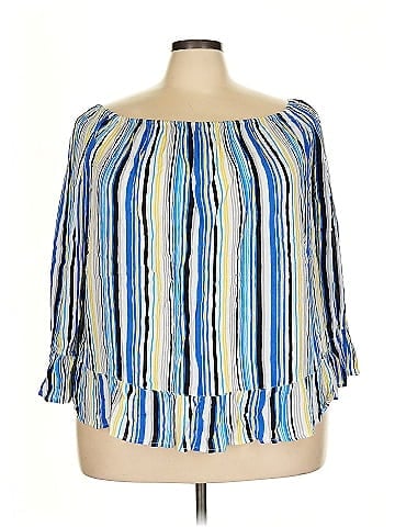 Ashley Stewart 3/4 Sleeve Blouse (view 1)