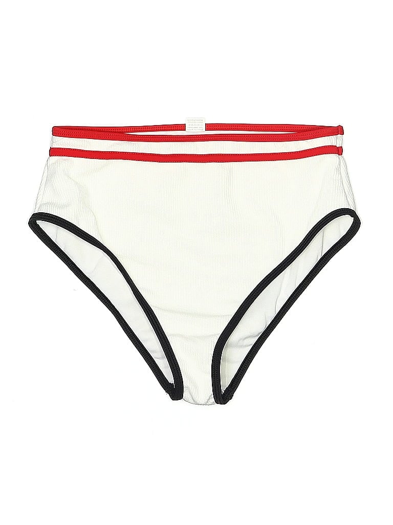 Pre-owned Unbranded Swimsuit Bottoms In White