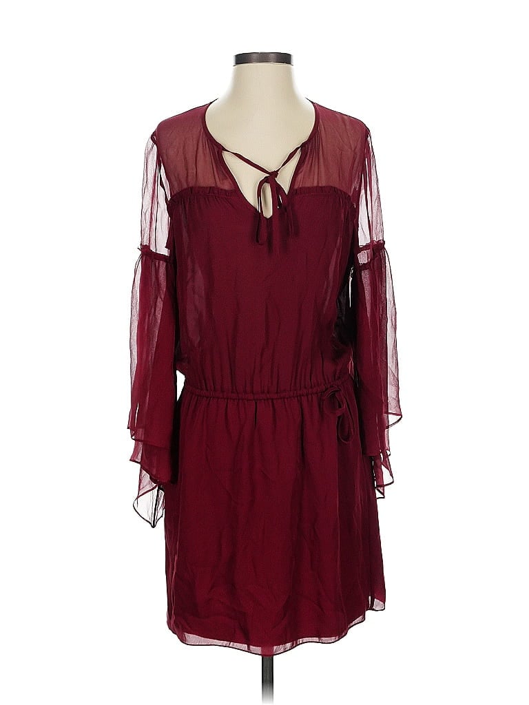 Haute Hippie 100% Silk Burgundy Kimono Size S - photo 1