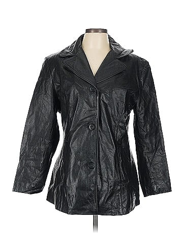 Wilsons Leather Classic Black Leather Jacket Style (view 1)