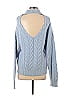 Naadam Blue Wool Pullover Sweater Size S - photo 2