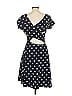 Gilli Polka Dots Black Casual Dress Size L - photo 2