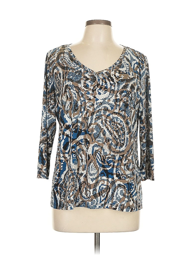 Click to view more detailed imagery on our partner's website Pre-owned Zara 3/4 Sleeve T-shirt In Green