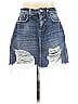 L'Agence 100% Cotton Blue Denim Skirt Size 24 waist - photo 1