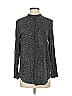Raw-7 100% Viscose Tweed Gray Long Sleeve Blouse Size S - photo 1