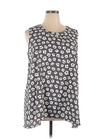 Anne Klein Sleeveless Blouse (view 1)