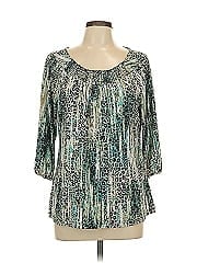 Jm Collection 3/4 Sleeve Blouse