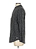 Raw-7 100% Viscose Tweed Gray Long Sleeve Blouse Size S - photo 5
