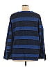 Alfred Dunner Chevron-herringbone Blue Cardigan Size 1X - photo 2