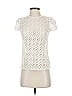 Ann Taylor LOFT 100% Nylon Ivory Short Sleeve Top Size S - photo 1