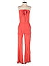 Arden B. 100% Polyester Solid Red Jumpsuit Size S - photo 1