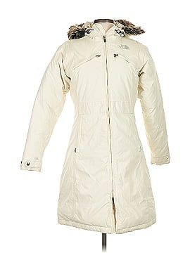 The North Face 100% Nylon Ivory Snow Jacket Size S