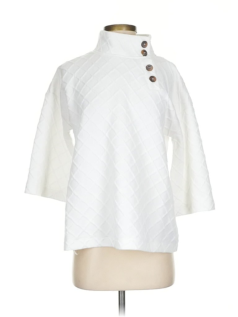 Sunday in Brooklyn White Turtleneck Sweater Size S - photo 1